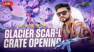 GLACIER SCAR-L CRATE OPENING | ULTIMATE ROYALE & CLASSICS | BGMI LIVE