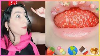 #136 Eating EMOJI Satisfactoria   LOS NUEVOS TIKTOK DE @Leidys Sotolongo || MORIRAS DE RISA