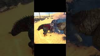 3 Gigas Vs Carcharodontosaurus With 100 Stacks Ark Battle shorts