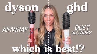 Dyson Airwrap vs. ghd Duet Blowdry | Battle of the Blowdry Brushes!