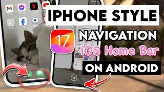 iPhone X Navigation Gesture (HomeBar Features) on Android