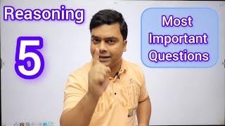 Best 5 Reasoning Questions | Logical Reasoning | Maths Puzzles | imran sir maths