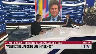 Martín Menem: "Tenemos que empezar a vivir con países normales"