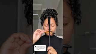 Try Using A Pen || Curl Tutorial #curls  #pen #curlyhair #hacks #tutorials #howto #hair #haircare