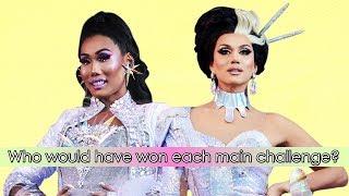 If there had been no LFYLegacy on All Stars 4, who would have won each main challenge?