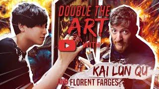 A Bridge Between "Fine Art" and "Fan Art" - DOUBLE THE ART with KAI LUN QU #doubletheart [Vertical]
