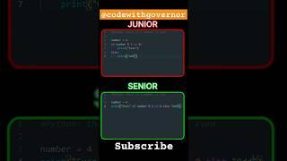 How become a senior developer senior vs junior #coding #python #programmer