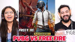 Free fire Vs Pubg Funny 