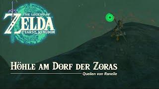 Die Höhle am Dorf der Zoras in the Legend of Zelda Tears of the Kingdom!