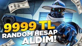 9.999 TL'LİK RANDOM HESAP ALDIM VE DERECELİ GİRDİM ! İMMORTAL ÇIKTI! Valorant