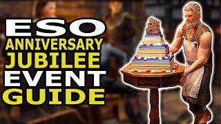 ESO Anniversary Jubilee Event Guide 2022 | Double XP and a New Mount!