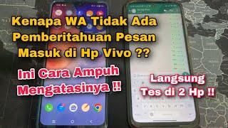 Kenapa WA Tidak Ada Pemberitahuan Pesan Masuk Hp Vivo