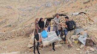 Daily life of Nader and Zarbanu family | Vahid's return after 20 days | Nomadic lifestyle of Iran