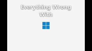 Everything Wrong With Windows concept titles and sound effects