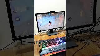 1vs1 free fire PC handcam full screen recording #shorts #freefire #ffshorts