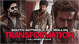 Badass South Indian Actors Transformation Status | Attitude status| Efx edit | Mr Devil Editzz 