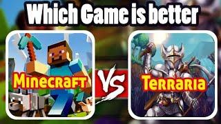 Minecraft vs Terraria [Which game is better] #minecraft #terraria