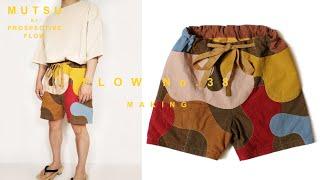 Colorful Camouflage Shorts / Flow No.38 / Making