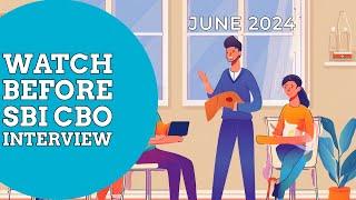 Must Watch Before SBI CBO Interview!  Expert Guide by SBICBO #sbicbo