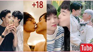 (+18) Gay couple kiss moment//channel name #gaycouple