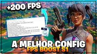 A MELHOR CONFIG PARA AUMENTAR O FPS NO FORTNITE EM 2022 | SEASON 1 CAPITULO 3 - FPS BOOST