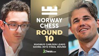 DECIDER: Can Magnus Win It All Or Will Fabiano & Hikaru Spoil It For Him? Norway Chess 2024 Rd 10