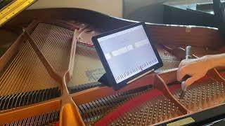 Pianoscope Tuning App  Full tuning demonstration