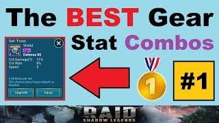 The BEST Gear Stat *COMBOS* in RAID: Shadow Legends