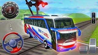 Euro Coach Bus Simulator 3D - Uphill Offroad Bus Driving Simulator - Android GamePlay