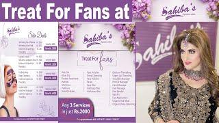 Treat for Fans at sahiba's Signature Salon | Special Deal Sahiba Salon | Lifestyle With Sahiba |