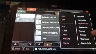 Korg Pa5x how to check the OS version