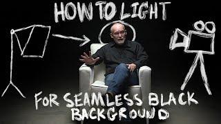 How to Light an Interview with Seamless Black Background - Filmmaking Tutorial