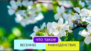  ЧТО ТАКОЕ ВЕСЕННЕЕ РАВНОДЕНСТВИЕ 