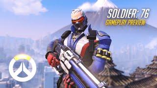 Soldier: 76 Gameplay Preview | Overwatch | EU