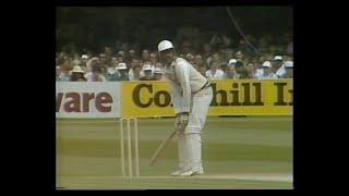 DILIP VENGSARKAR 126* ENGLAND v INDIA 1st TEST MATCH DAY 3 LORD'S JUNE 7 1986