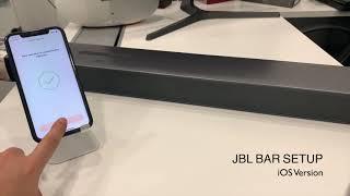 JBL Bar Setup app - iOS