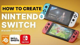 How To Create A Nintendo Switch / 3D Modelling Process