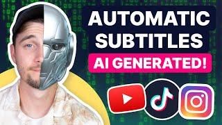 How to Add Automatic Subtitles to a Video | AI GENERATED 