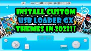 Install Custom Themes for USB LOADER GX [2022]