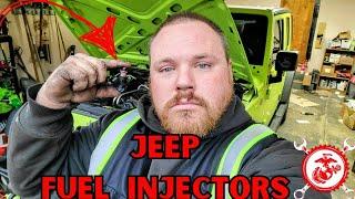 {Mobile Mechanic Work Day} 2017 Jeep Wrangler Fuel Injector Replacement