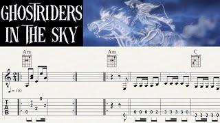 GHOST RIDERS IN THE SKY | Acoustic Guitar Lesson | Instrumental | TAB & Sheet music | Free PDF