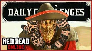 Daily Challenges - 1/1 Banded Gila Monsters Skinned I RDR2 Online [Banded Gila Monster Location]