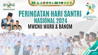 Peringatan Hari Santri Nasional 2024 MWCNU Waru dan BANOM