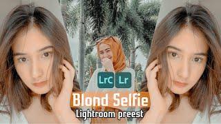 Blond Selfie Lightroom mobile preest DNG & Xmp Korean Tone cleanu preest Aayush Photography