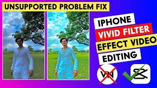 Iphone Vivid Effect Video Editing In Android | Vivid Filter For Android | Capcut Editing Tutorial