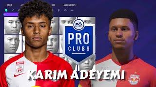 FIFA 21 Karim Adeyemi Pro Clubs Creation