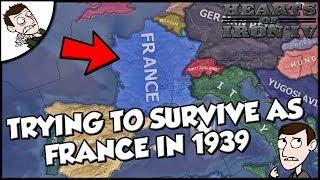 Trying to Survive as France Starting in 1939 on Hearts of Iron 4 hoi4