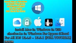 Install MacOS in Windows | install Checkra1n | Bypass iCloud | New Method [FULL TUTORIAL]