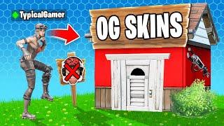 I Went UNDERCOVER in an OG ONLY Tournament! (Fortnite)