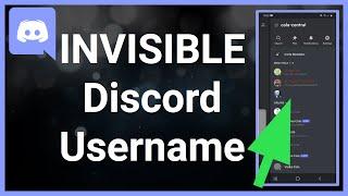 How To Make Discord Username Invisible - Blank Name